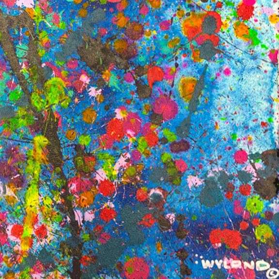 Untitled Abstract by Wyland