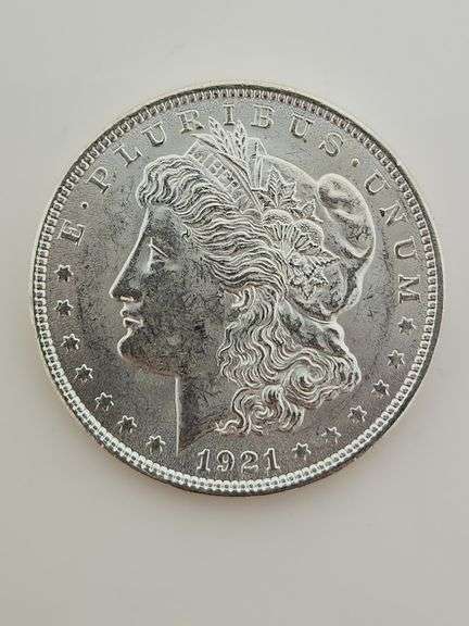1921 Morgan Silver Dollar, UNC