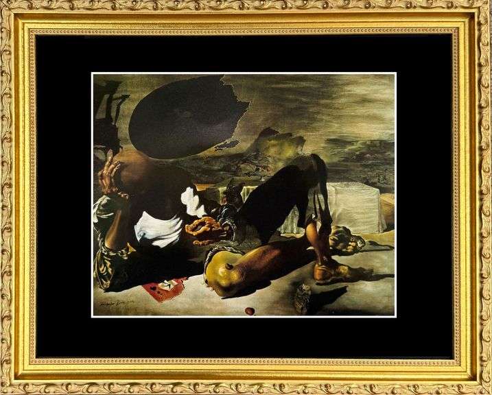 Spectacular Salvador Dali, Philosopher Illuminated by the Light of the Moon