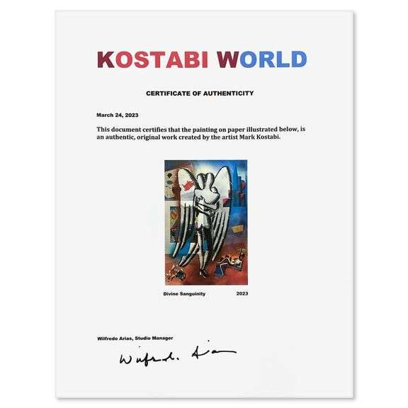 Divine Sanguinity by Kostabi