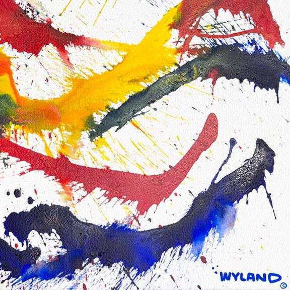 Untitled Abstract by Wyland