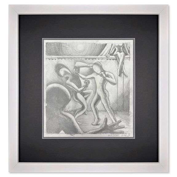Eyes on the Prize by Kostabi