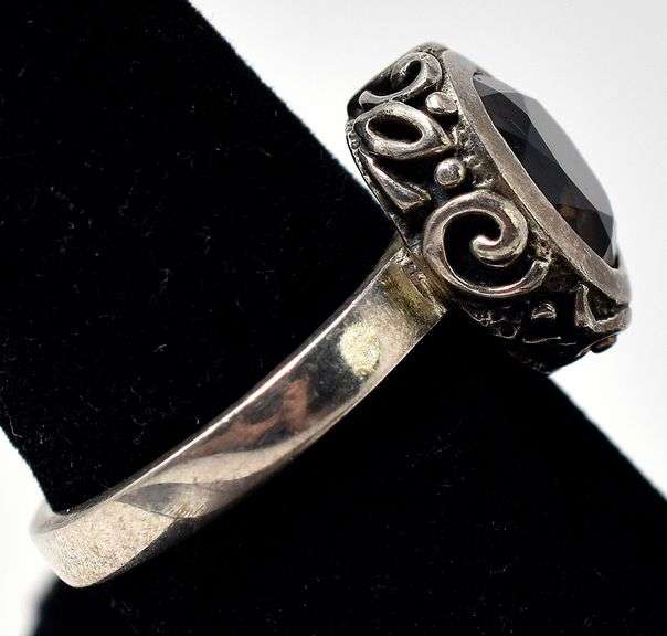 Smokey Quartz Ring in Sterling Silver