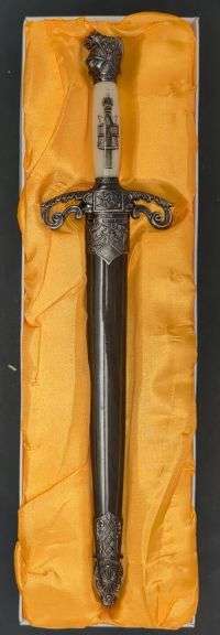 New Masonic Ceremonial Dagger With Scabbard
