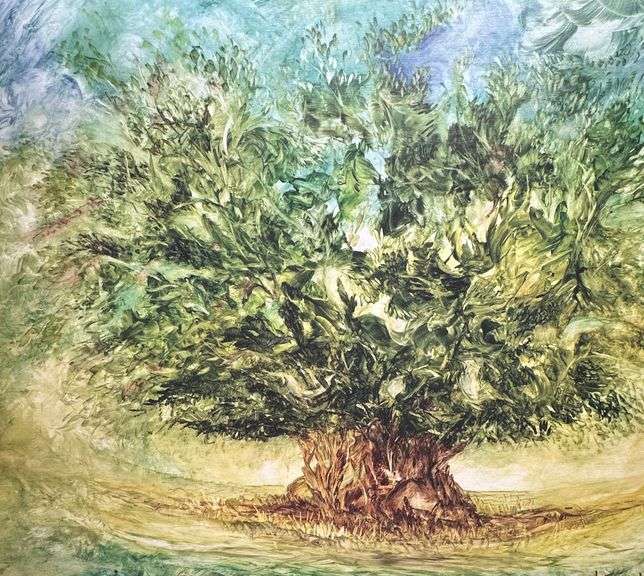 Kamran Khavarani “Tree of Life” AP Giclee on Canvas