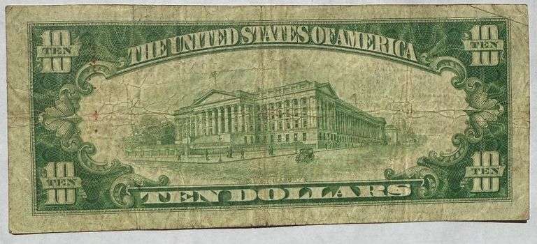 1929 Series $10 National City Illinois National Currency Note