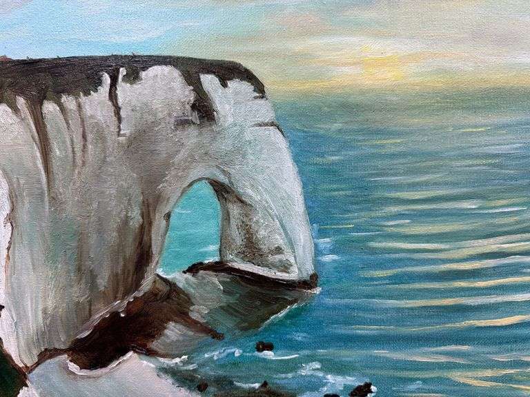 Vibrant Sea Tones in Acrylic by Tamar Tamar Zion Quality