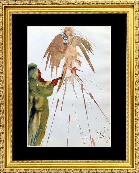Vintage Salvador Dali From 'Jerusalem Bible'