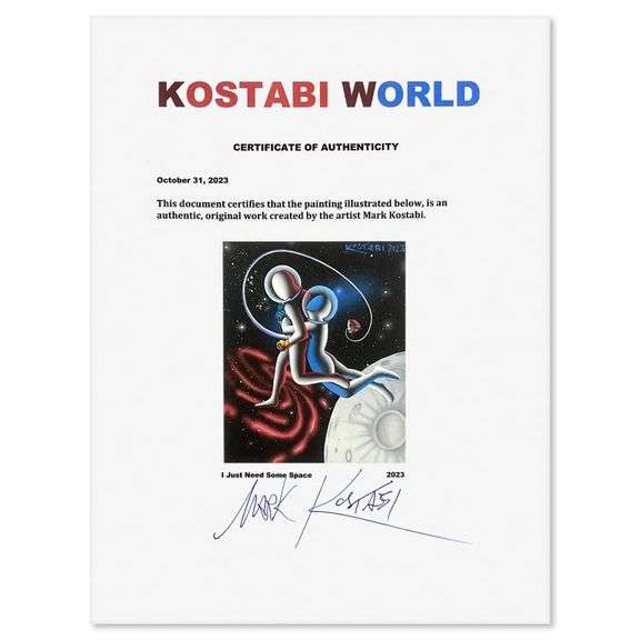 I Just Need Some Space by Kostabi