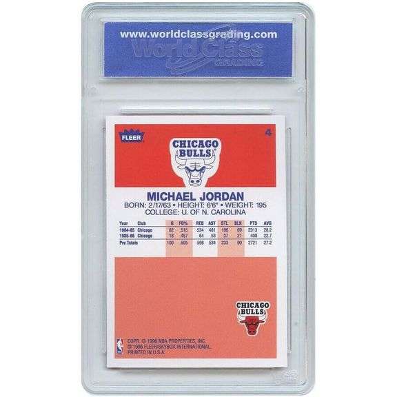 Michael Jordan Decade of Excellence GEM Mint 10