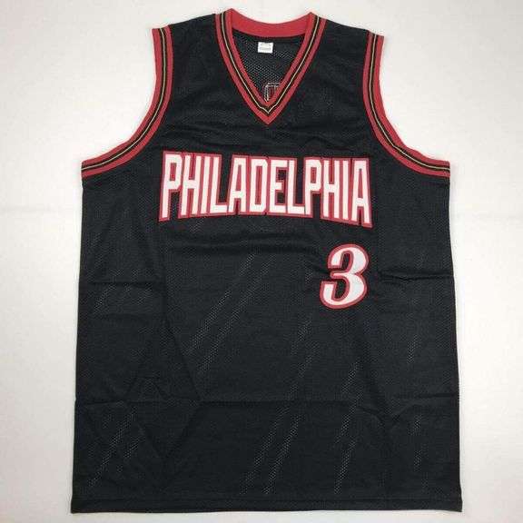 Allen Iverson Autographed Basketball Jersey