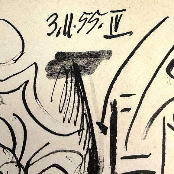 Carnet de Californie 3.11.55-IV by Picasso (1881-1973)