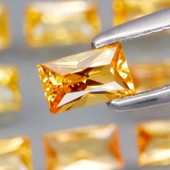 Baguette cut! Real 2.60ct Songean Sapphire set!