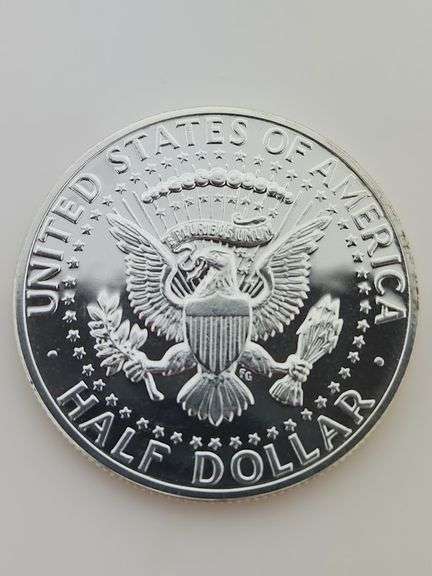 1964 Accent Hair Variety Proof Kennedy Half Dollar