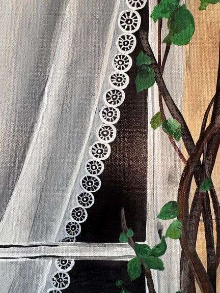 Collectible hand-painted acrylic by Ruti Ruti Stein Colmar