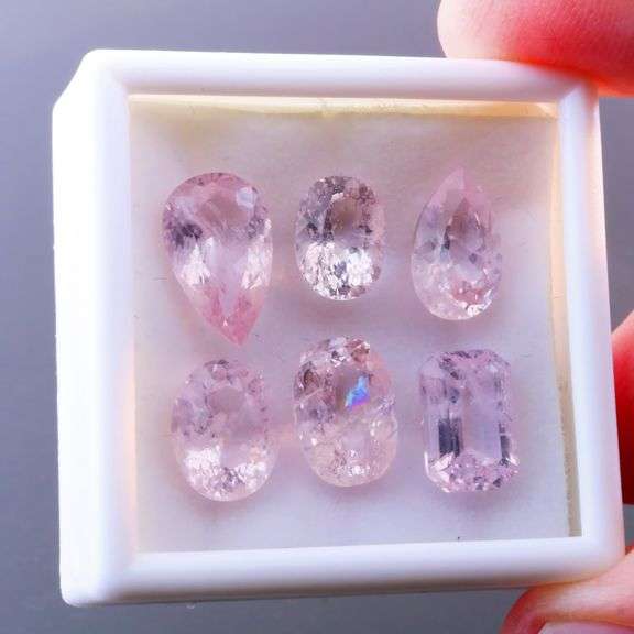 Collectors 12.26ct UNTREATED Brazilian Morganite set!