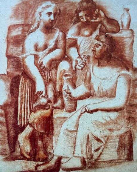 Fantastic Pablo Picasso, Three Women at the Fountain