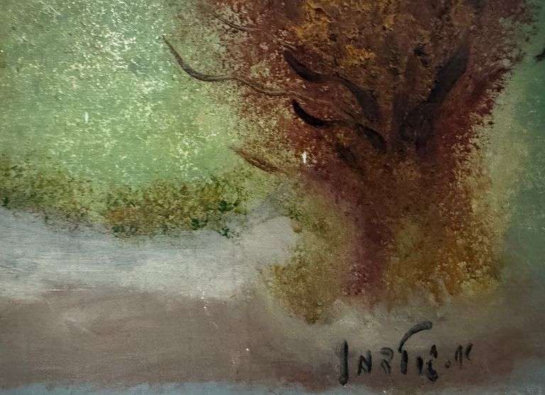 Beautiful oil on canvas by Albert Goldman (1922-2011)