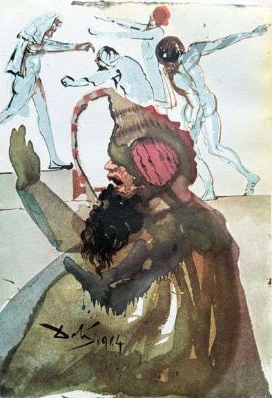 Vintage Salvador Dali Circa 1970