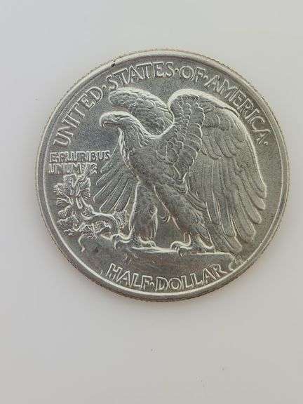 1943 Walking Liberty Half Dollar, UNC