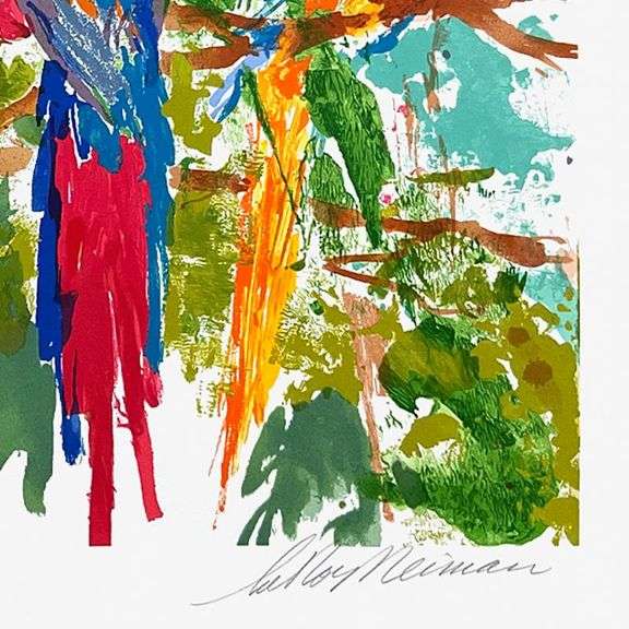 Birds of Paradise by LeRoy Neiman (1921-2012)