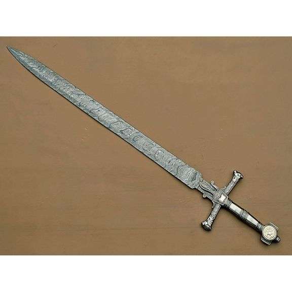 King Solomon Sword with Leather Sheath