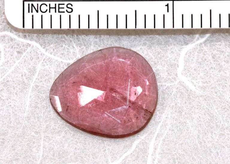 Natural Pink Tourmaline Rose Cut Cabochon