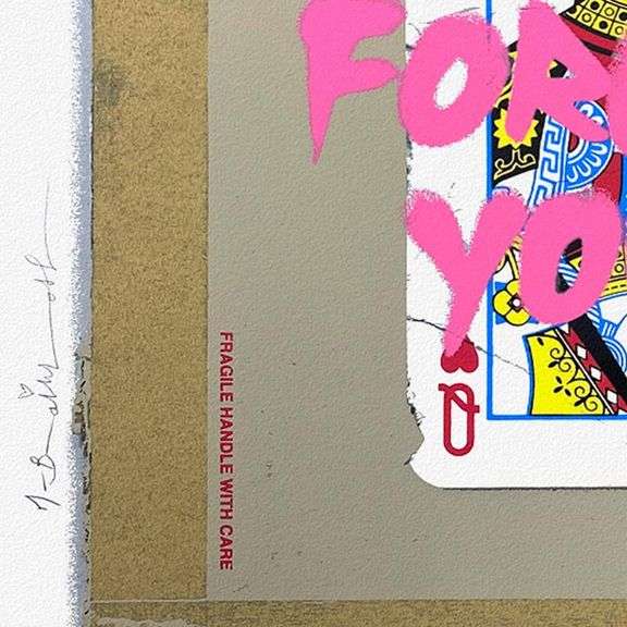 Queen of Love (Pink) by Mr Brainwash