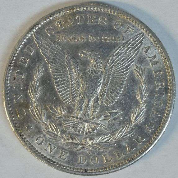 Rare Mint State 1895-S Morgan Silver Dollar. Full strike
