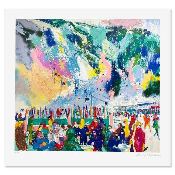 Aspen Mountain Rendezvous by LeRoy Neiman (1921-2012)