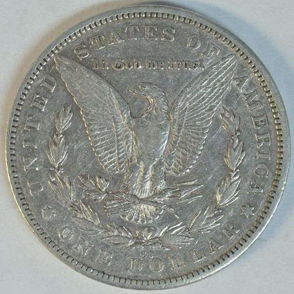 Sharp XF Rare key date 1892-CC Morgan Silver Dollar