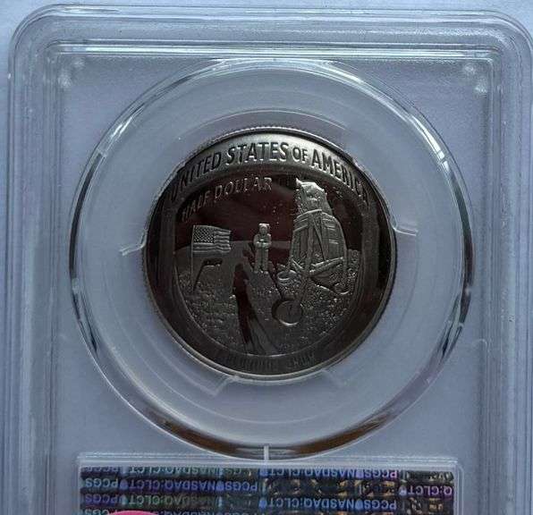 2019 S Apollo Half Dollar PCGS  Pr 70 Deep Cameo Early Release.