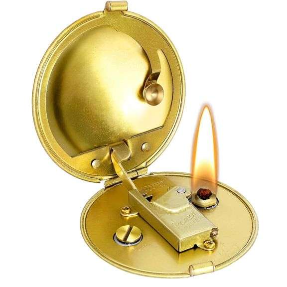 Trench-Style Brass Lighter