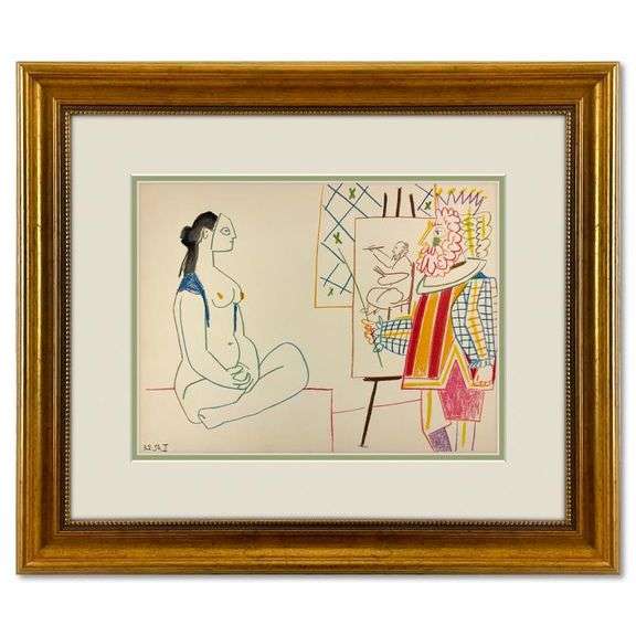 La Comedie Humaine 3.2.54-II by Picasso (1881-1973)