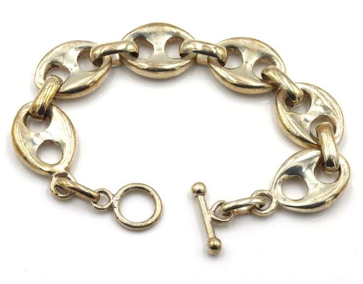 925 Sterling silver Gucci style link bracelet