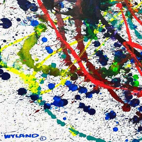 Untitled Abstract by Wyland
