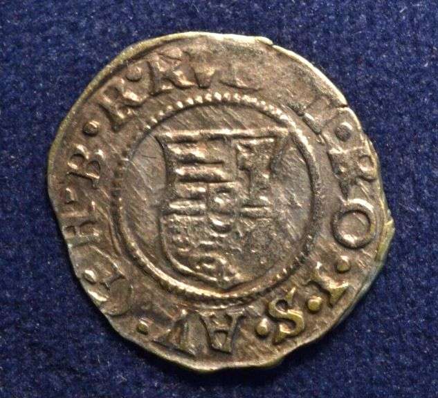 16th Century Hungary Madonna and Child Silver Denar