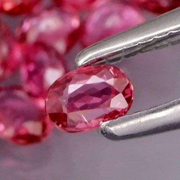 Sparkling! 3.24ct set of pinkish red REAL UNTREATED Rubies!!
