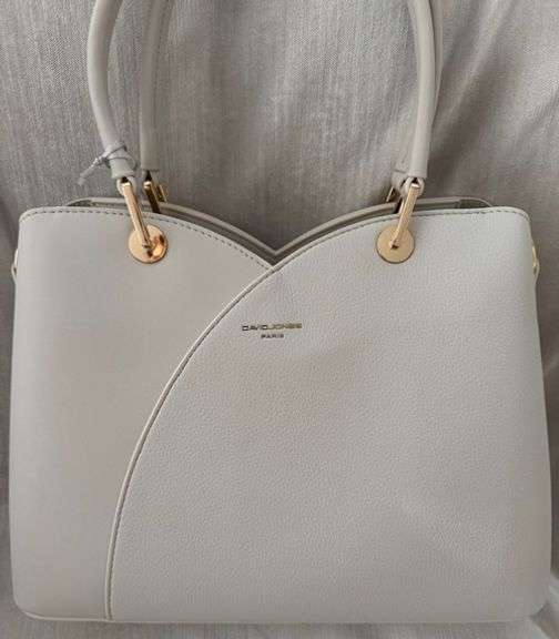 White Color Hand Bag by David Jones Paris