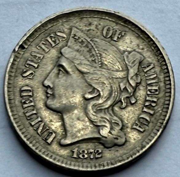 1872 3 Cent Nickel