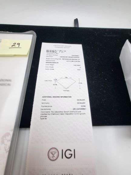 High quality loose Diamond " 1.50 CT lab grown VVS1/ D  diamond"