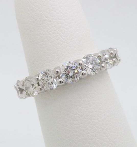 Impressive 3.45CTW Earth Mined Diamond Eternity Band