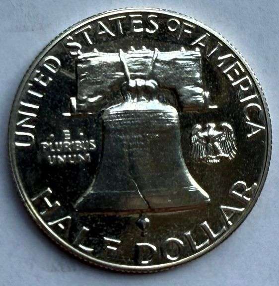 Sharp Proof 1958 Franklin Half
