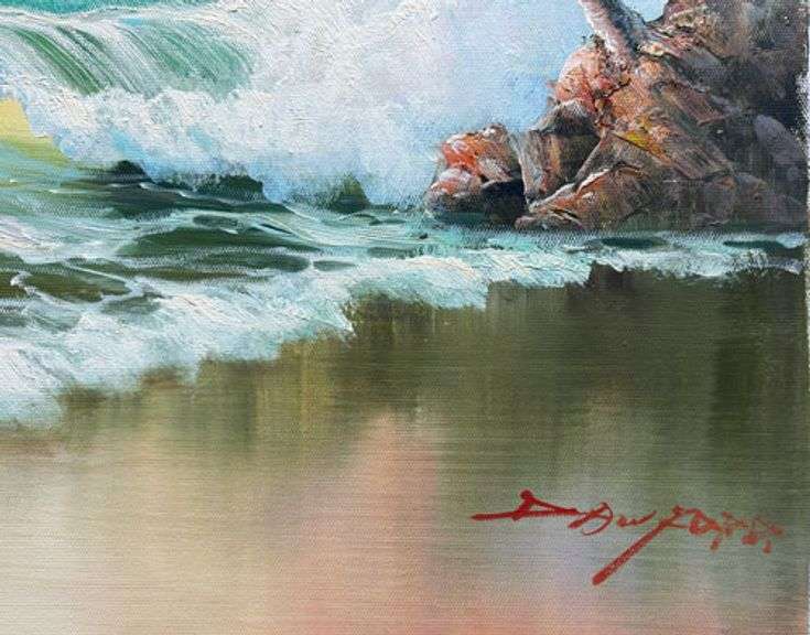 UNIQUE AND BEAUTIFUL PAINTING ON CANVAS
