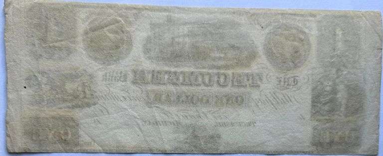 $1 Tecumseh Bank of Michigan.