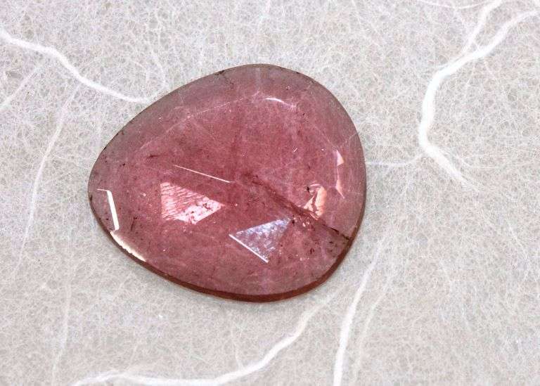 Natural Pink Tourmaline Rose Cut Cabochon