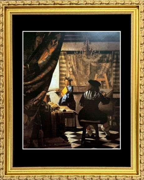 Rembrandt van Rijn, Johannes Vermeer's The Art of Painting