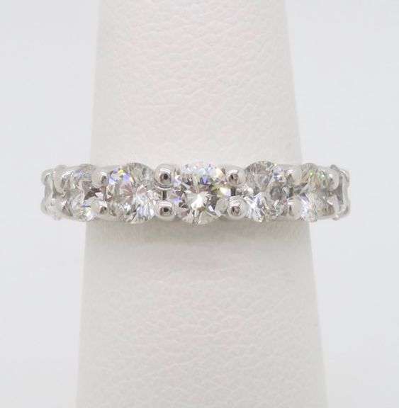Impressive 3.45CTW Earth Mined Diamond Eternity Band