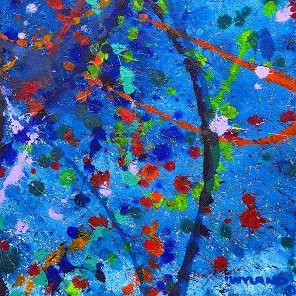 Untitled Abstract by Wyland