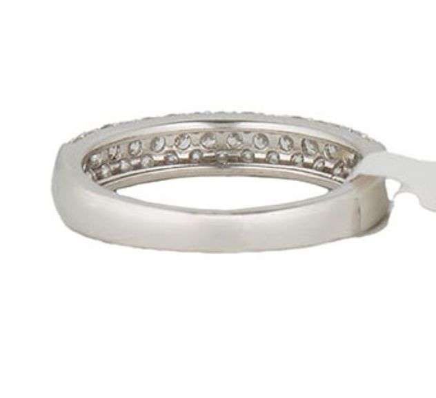 New 0.85ctw Pave Diamond Wedding Band Ring in 14K